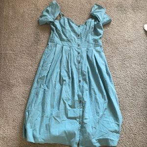 BRAND NEW LULU’S OFF THE SHOULDER DRESS SIZE XL